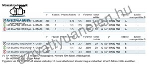 Zenit GR Blue PRO 100/2/G40H A1CM5